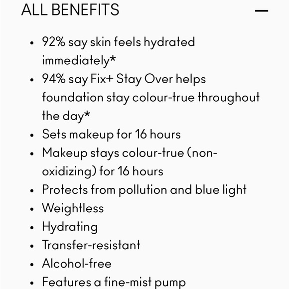 Mac Fix+ Stay Over 16 Hour Alcohol Free Makeup Setting Spray Clean Beauty - Picture 6 of 7